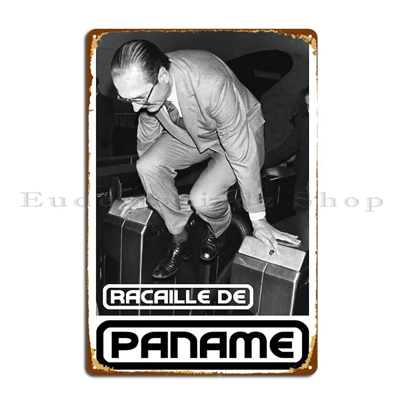 Scratch Of Paname Metal Sign Kitchen Vintage Club Party Wall Decor Character Tin Sign Poster