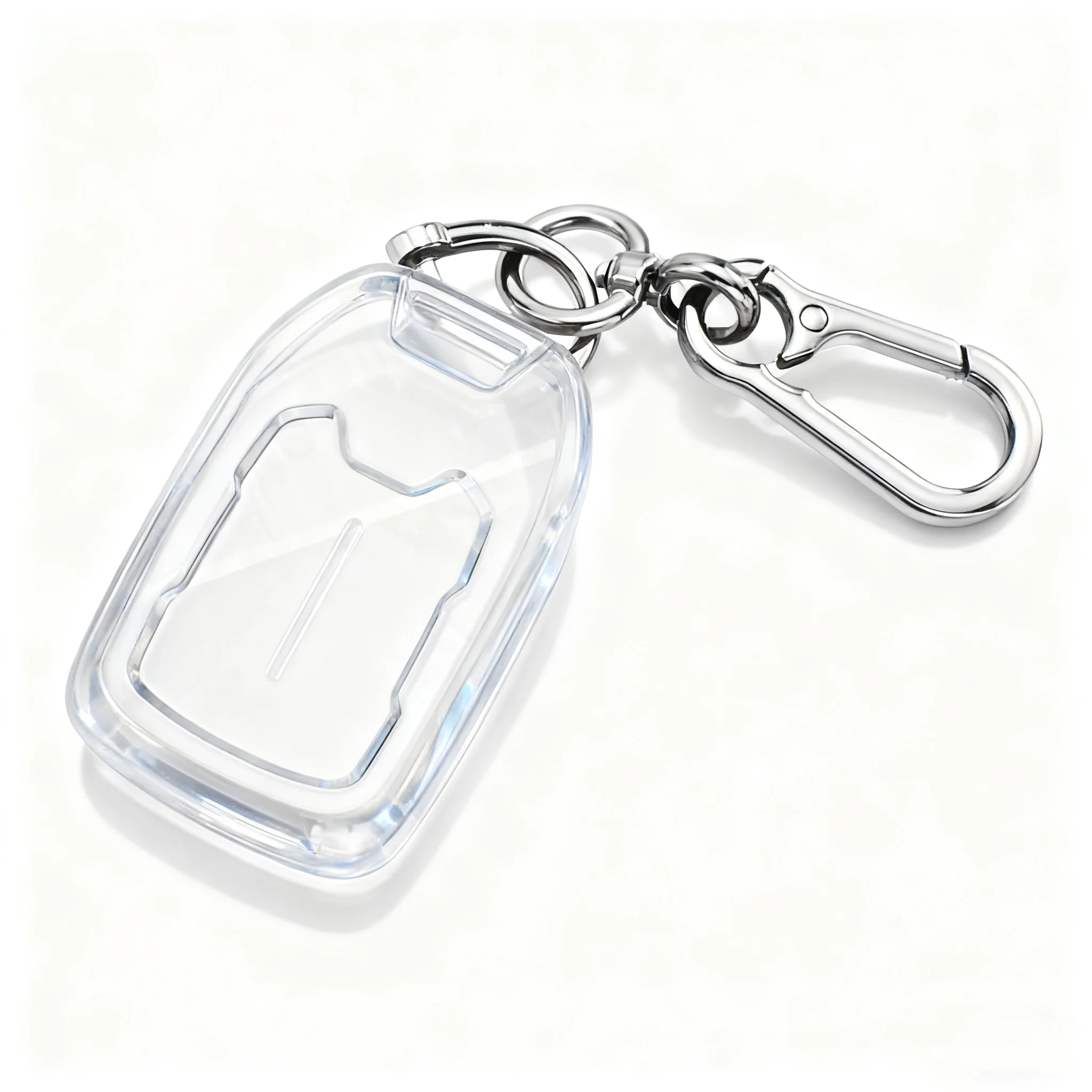 Funda de llave remota negra transparente para Chevrolet Tahoe Silverado Suburban Tahoe GMC Sierra Acadia Terrain YUKON Smart Cover