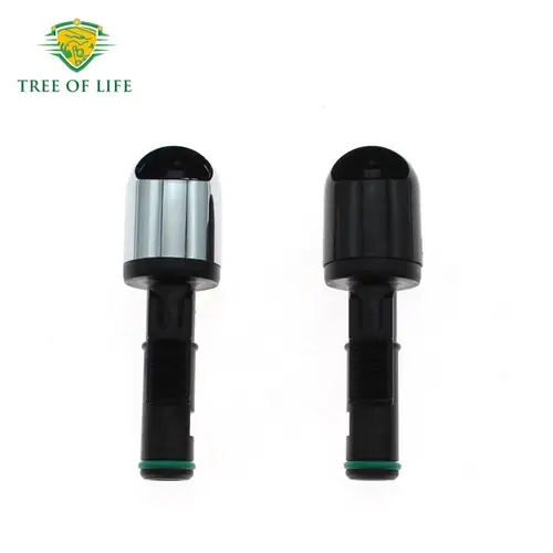 Imagen 2 del producto Cubierta de lavadora de faros delanteros, boquilla de pulverización de faros, tapa de chorro 99762826300 97062825100 Para Porsche 911 Panamera Boxster Argent Negro