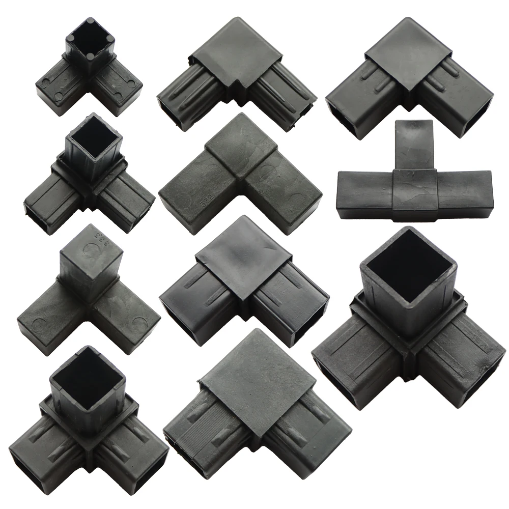 1PCS 20mm 22mm25mm32Right Angle Bend Connector Steel Pipe Plastic Shelf Tight Fixing Parts Corner L T type Guardrail Balconinet