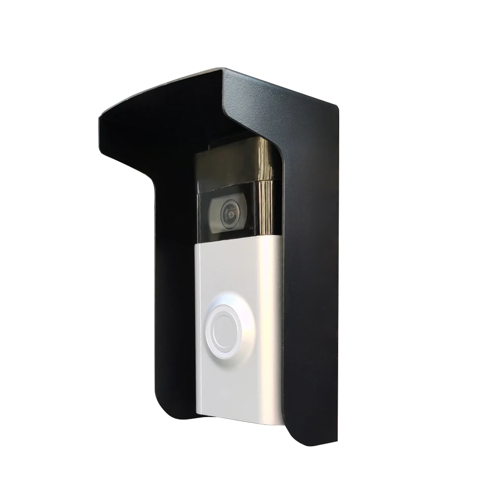 black metal protective cover for video doorbell/smart lock/keypad