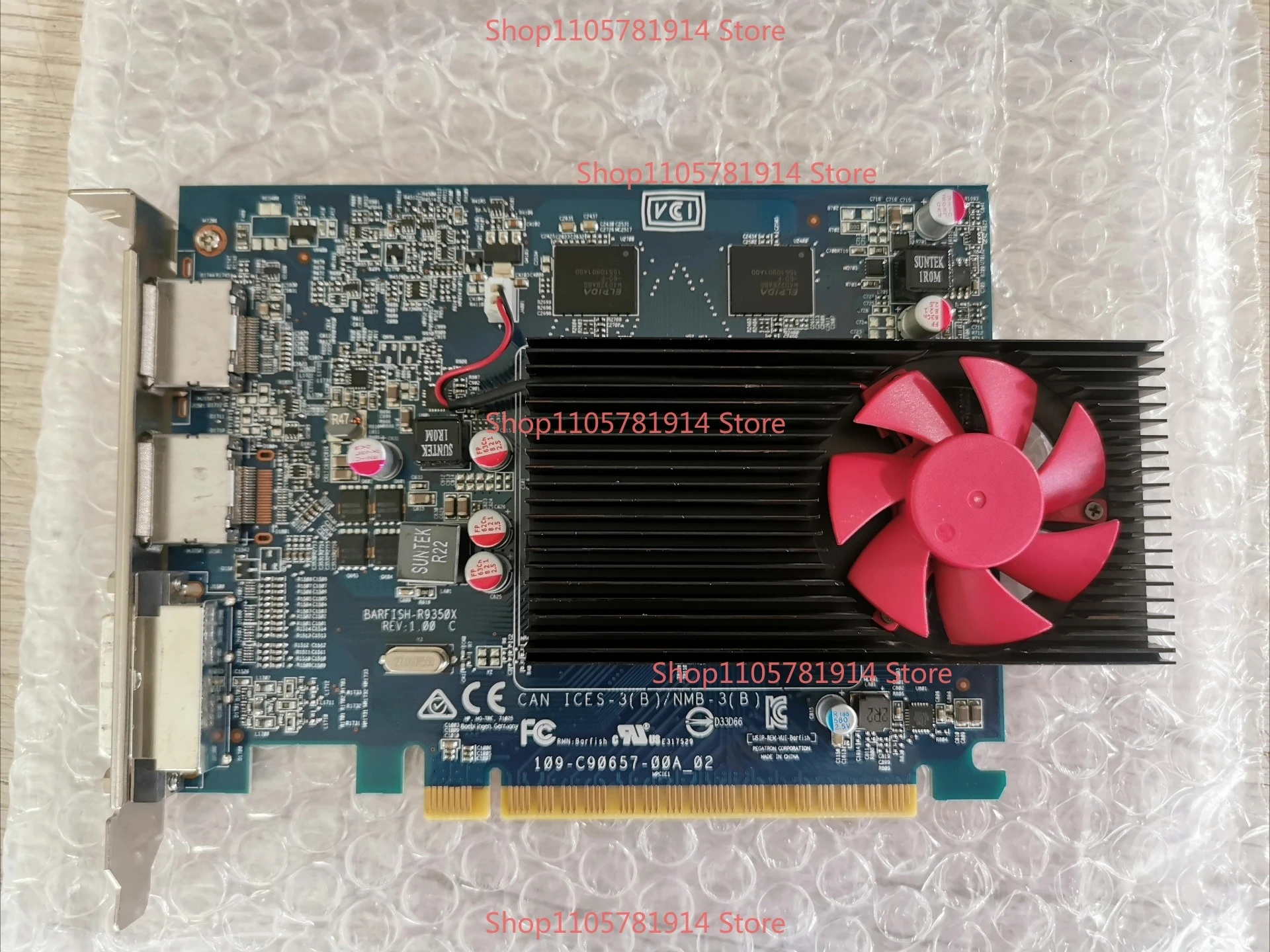For HP R9350 2G 4K Graphics Card Single Slot Low Power Graphics Card DDR5 Graphics Memory, Dual DP Interface, One DVI Interface