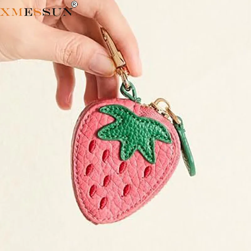 xmessun-nova-tendencia-charmoso-pingente-de-bolsa-em-formato-de-morango-miniatura-para-bolsas-femininas-chaveiro-de-limao-estilo-doce-e-moderno