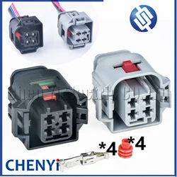 4 Pin Auto waterproof connector Ignition coil plug Wire harness 9654814480 26951960-3 for Peugeot 206 207 Citroen C2 C4 1.4 8V