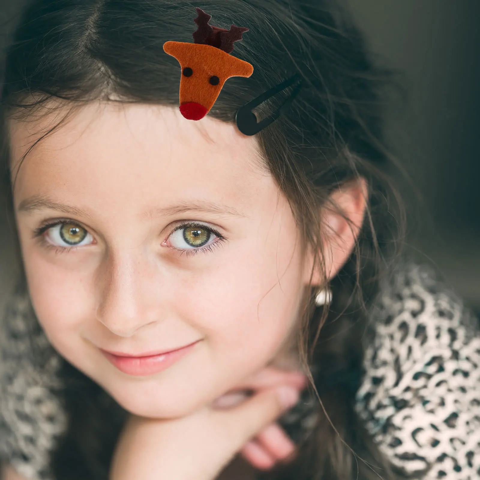 4 Uds. Pinzas para el pelo de Navidad, horquillas navideñas, pasadores encantadores, accesorios para el cabello de fiesta, decoración de estilo festivo para mujer