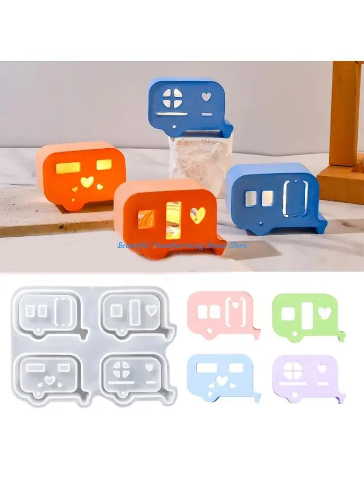 

E56A Practical Sturdy Silicone Mould Accessory for Creating Bus Panel Night Lamps