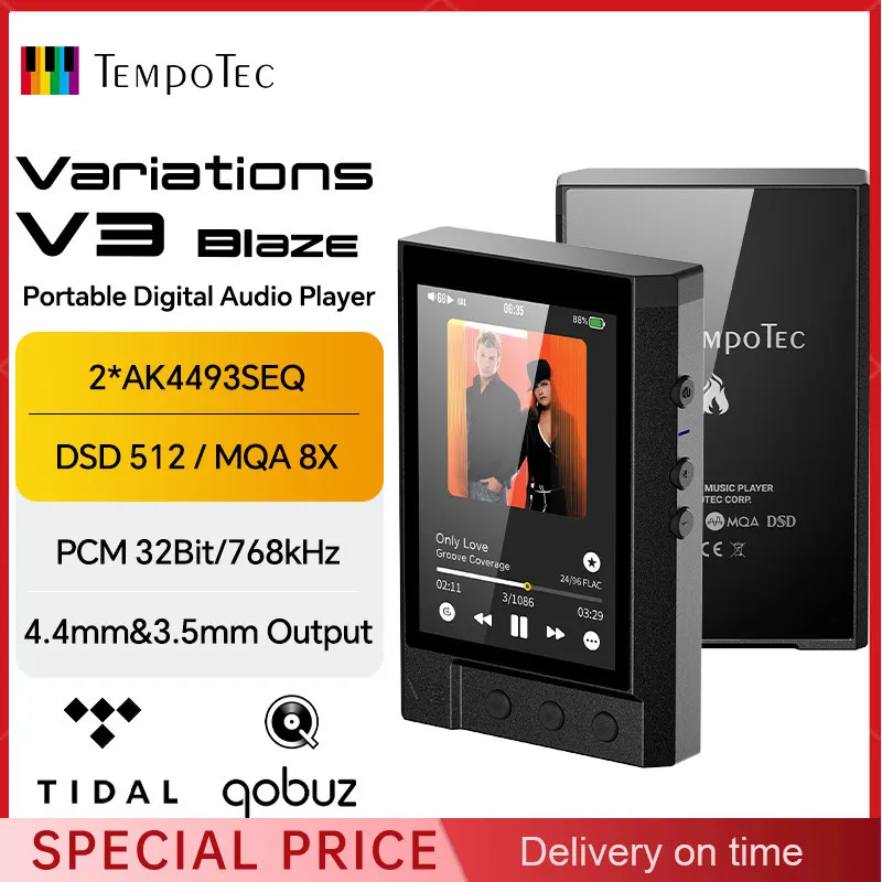 TempoTec Variations V3 Blaze Lettore audio digitale per musica HIFI MP3