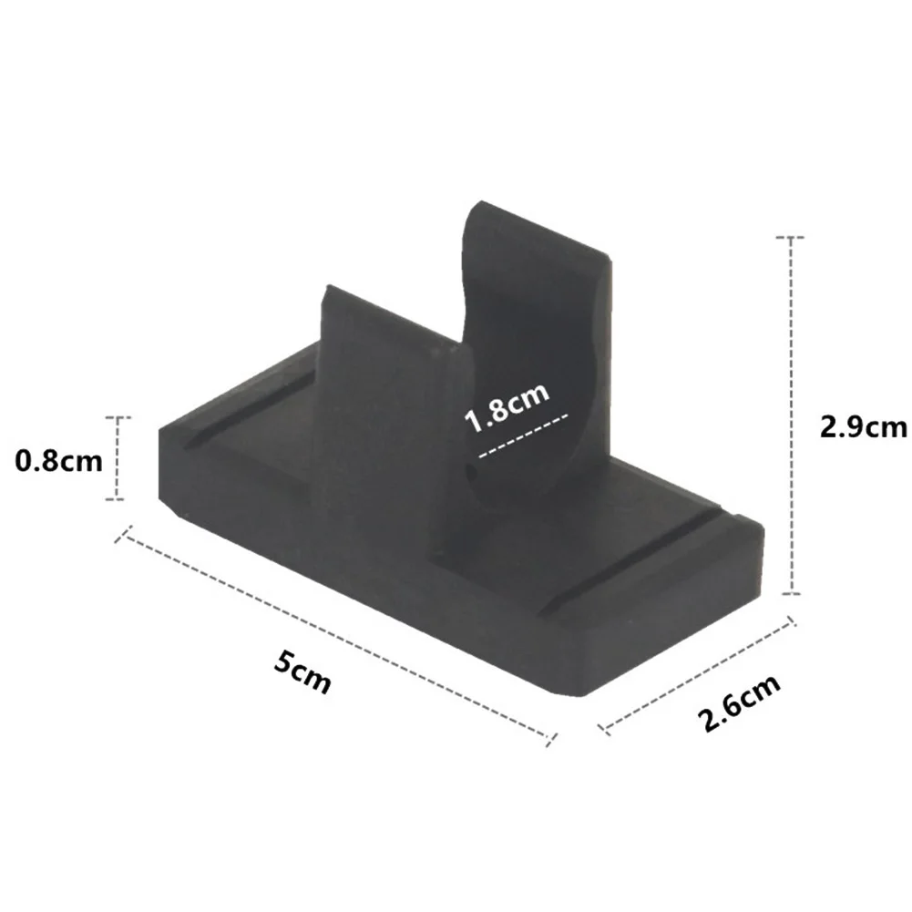 4pcs Camping Wagon Card Buckle Attachments Trolley Desktop Buckle Slide Clamp Camping Table Slide Buckle Replacement Accessories