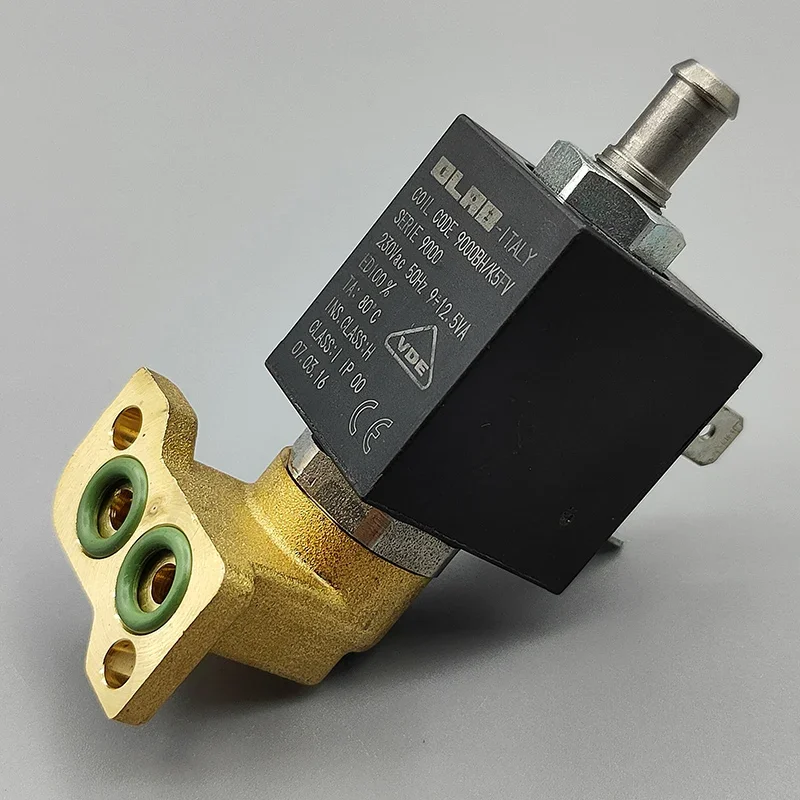 

OLAB Normally Closed 2-Position 3-Way Electric Brass Solenoid Valve 9000BH AC 220V 230V for Coffee Machine Steam Hot Water