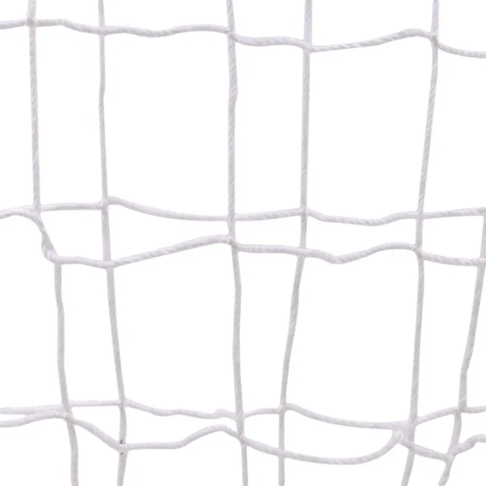 Rede de futebol de substituição para treinamento, malha de polipropileno, fácil configuração, rede de gol de futebol, à prova de intempéries, tamanho integral