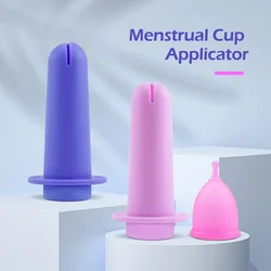 Copo Menstrual para Mulheres, Fácil de Usar, Conjunto de Copo de Silicone, Suprimentos Menstruais Femininos, Cuidados de Saúde, Novo