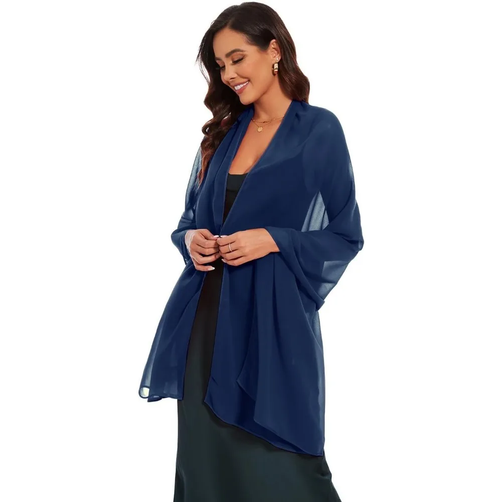 Shawls and Wraps for Women Evening Formal Dresses Chiffon Wedding Shawl Wraps  Scarve