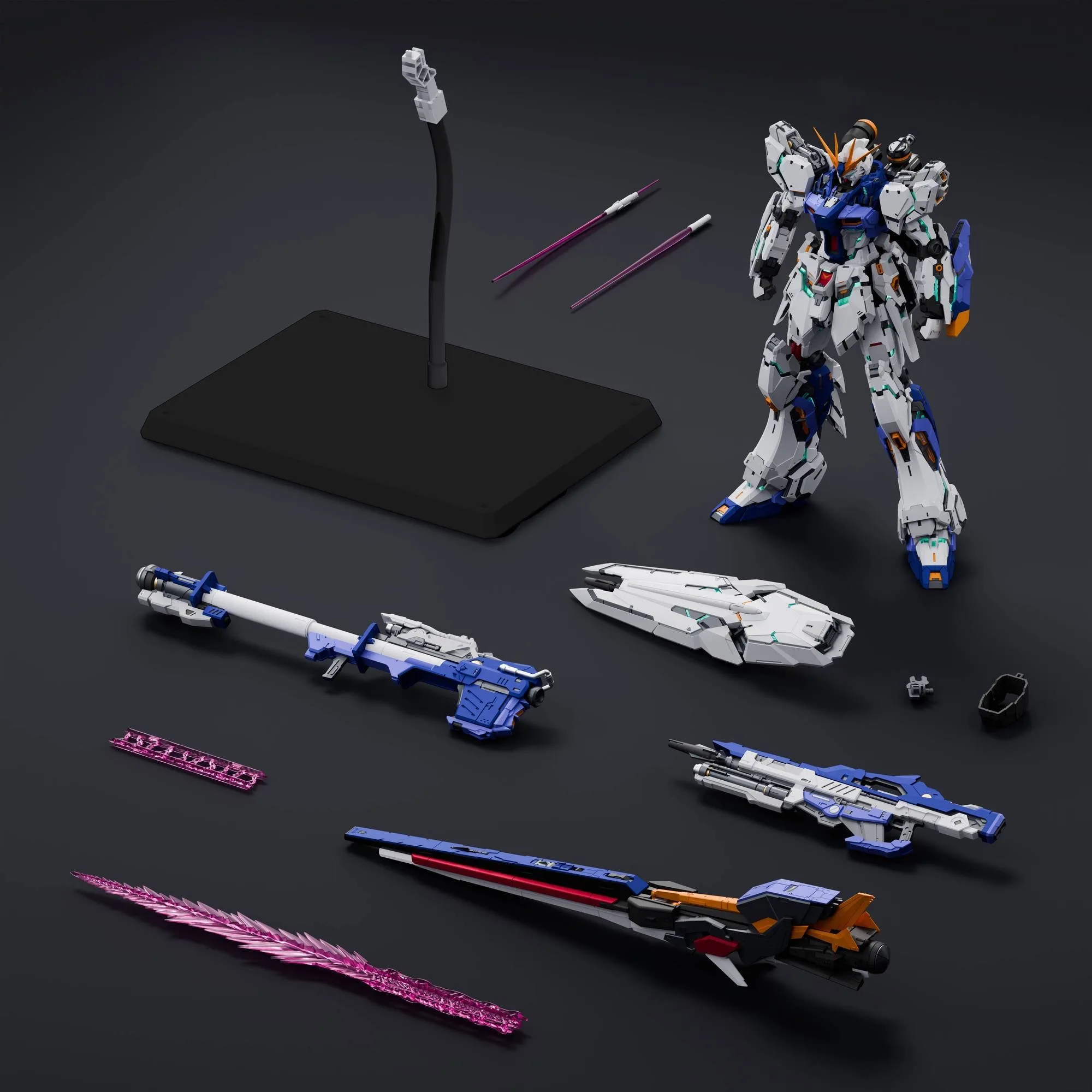 Dragon Tiger Model MG Fukuoka Nu Action Figure RX-93FF V Anime