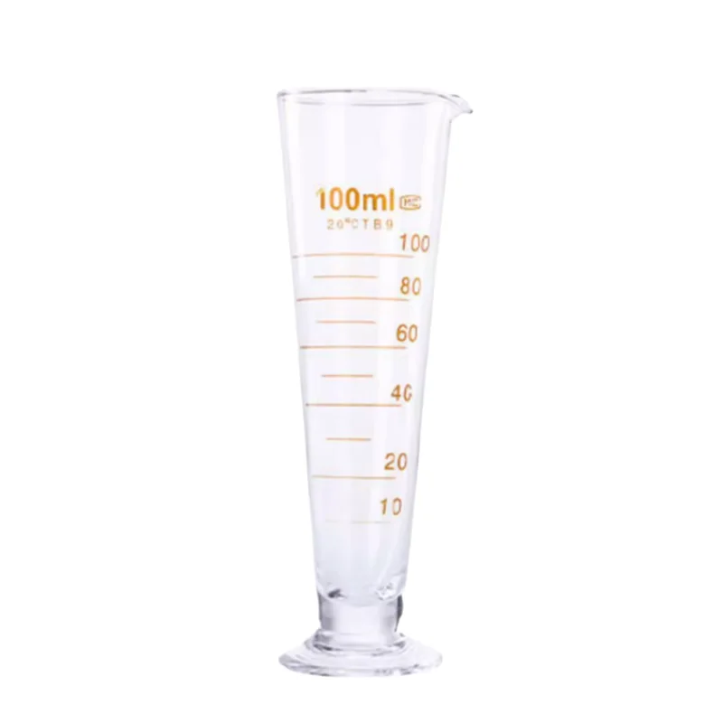 Glass Triangular With Scale Measuring Cup 5 10 20 25 50 100 250 500 1000 2000ml Laboratory Glassware
