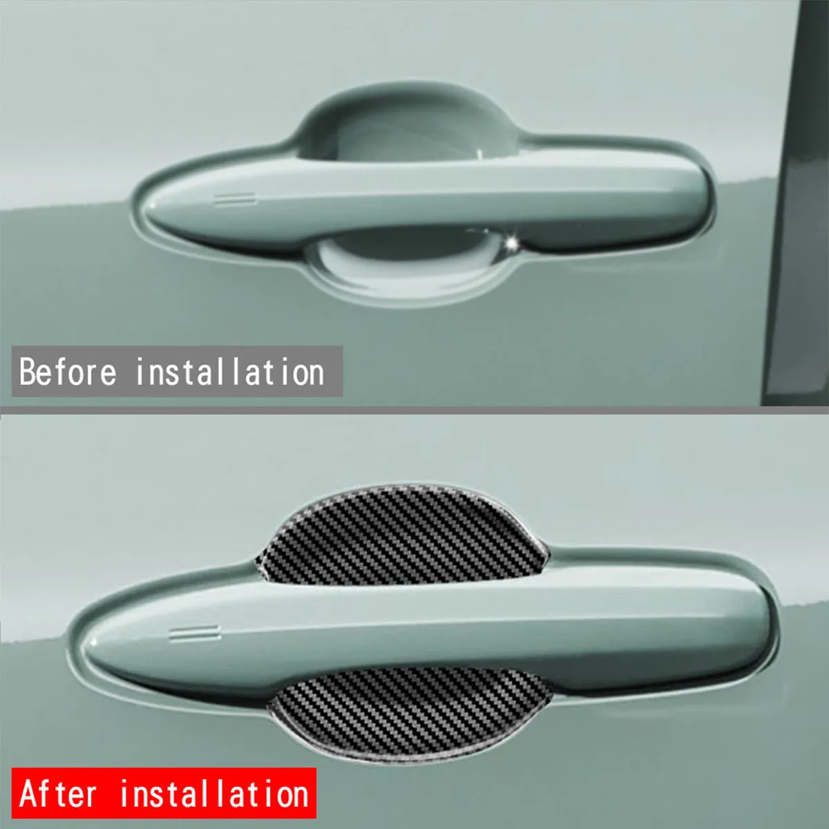 For Toyota SIENTA 10 2022 2023 Car Door Handle Bumper Strip Bowl Cover Cavity Trim Insert Catch Molding Garnish Decorative Patch