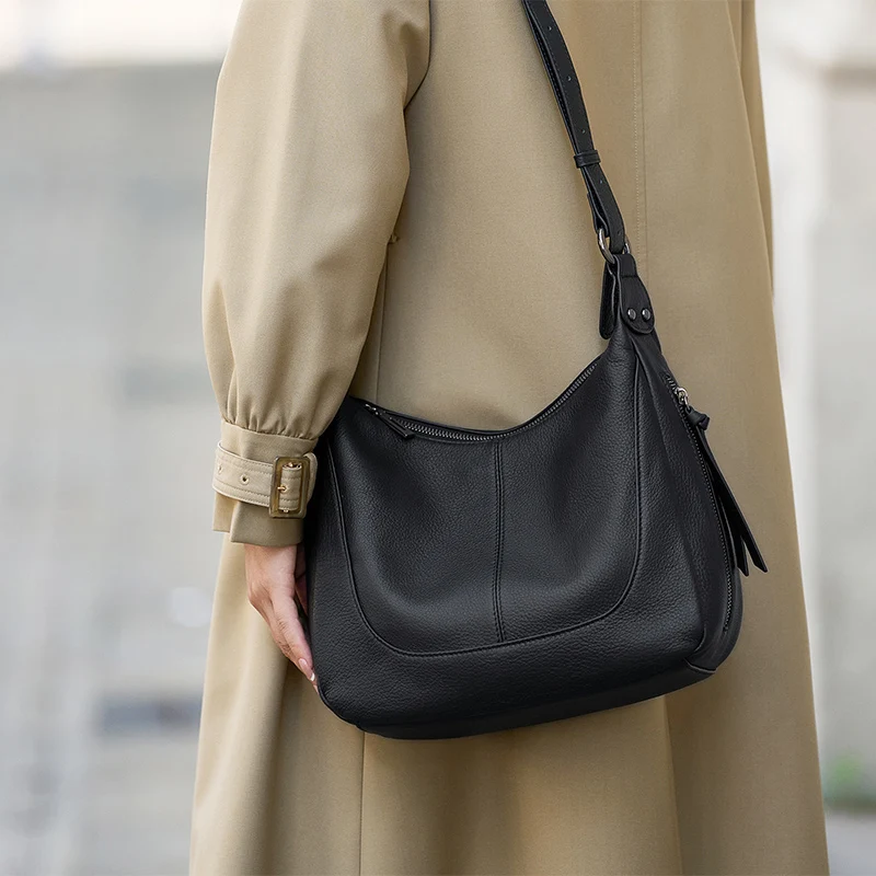 

Лимитированная однотонная сумка на одно плечо из натуральной кожи, женские сумки через плечо из натуральной кожи, супер мягкие сумки, кошельки высокого качества # SC1980