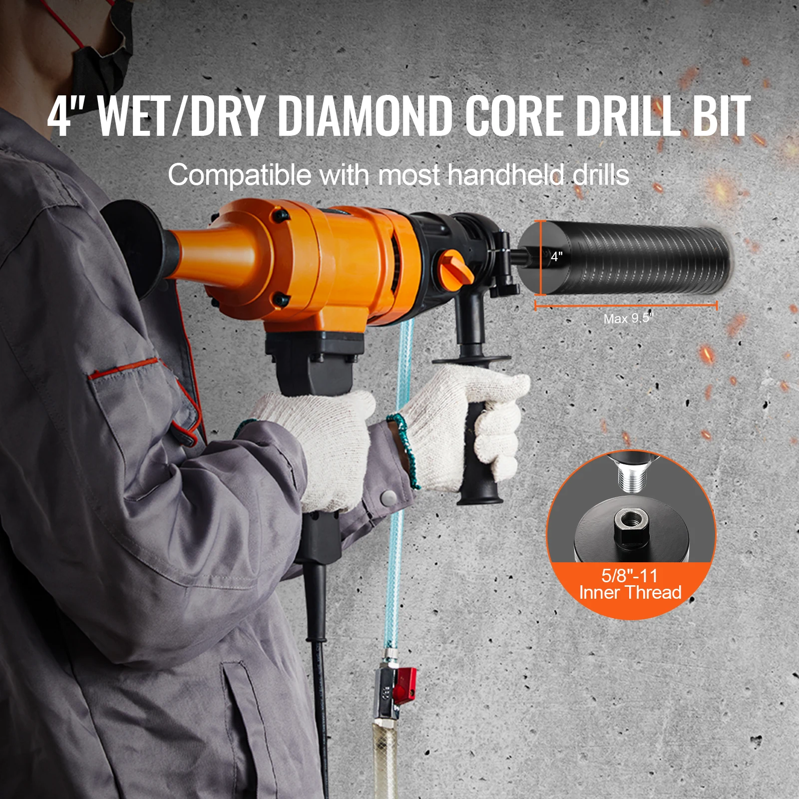 VEVOR Core Drill Bit Wet/Dry D - đánh giá và giá Industrial Laser Drill