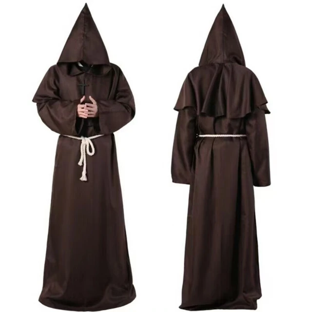 Disfraz de monje Medieval para Halloween traje antiguo bata de monje ropa de mago ropa de sacerdote AliExpress