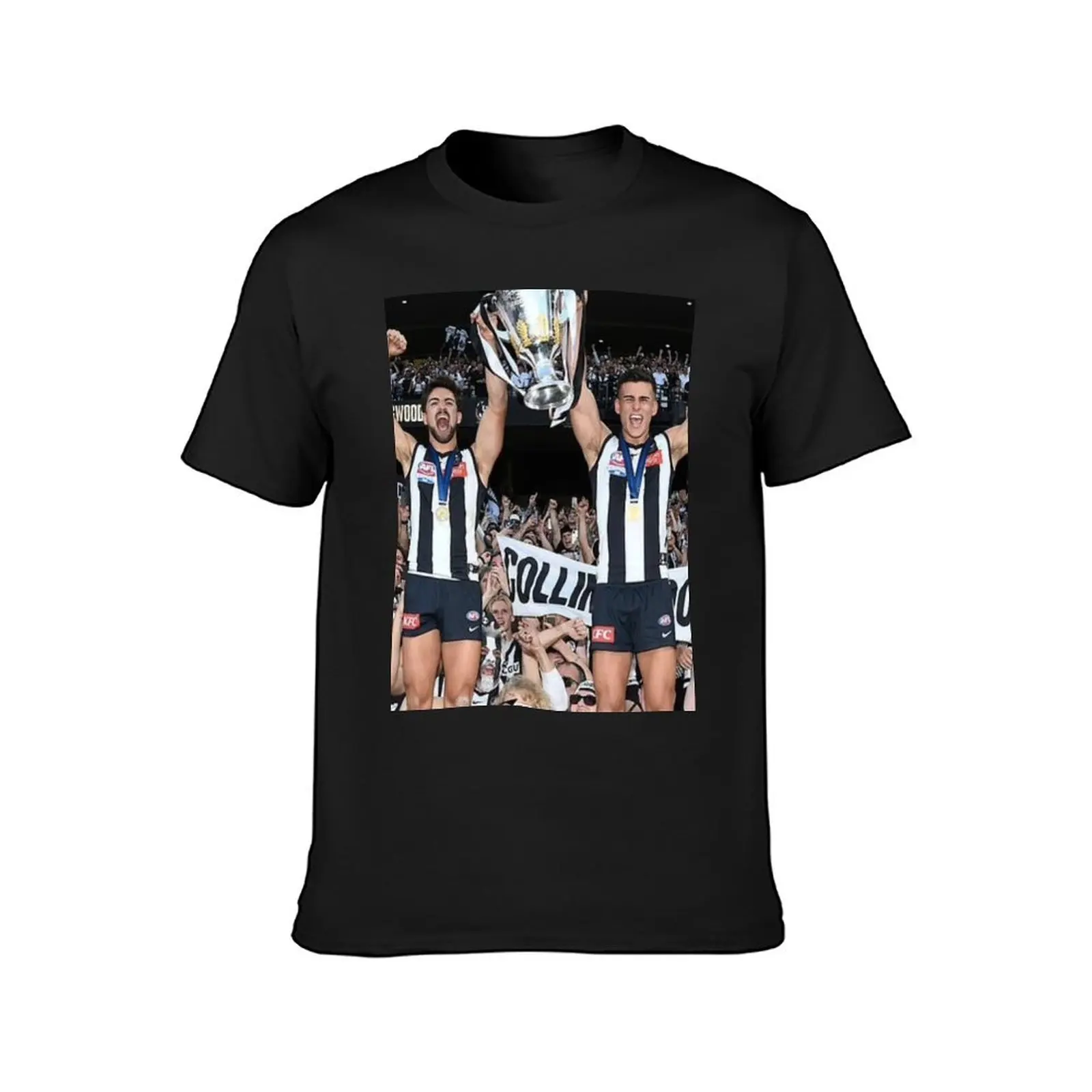 Daicos Brothers Premiership Trophy Collingwood T-Shirt aesthetic clothes summer tops blacks mens funny t shirts