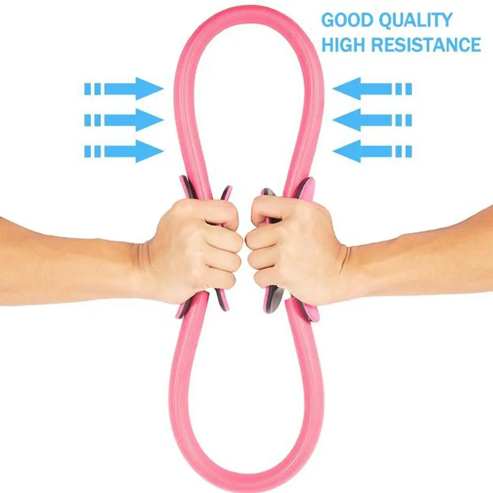 38cm Yoga Fitness Circle Magic Ladies Professional Home Training Circle Exercise Gym Pilates Muscle Exercise Accessories Y7t7