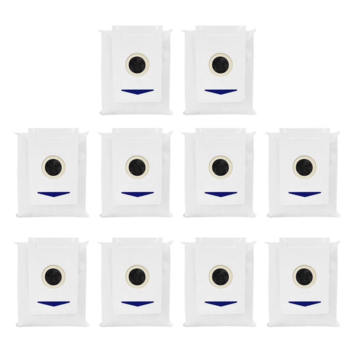 شعبية 10 قطعة متوافقة مع ECOVACS Deebot T30 PRO OMNI استبدال أجزاء كيس لجميع الغبار روبوت مكانس الملحقات