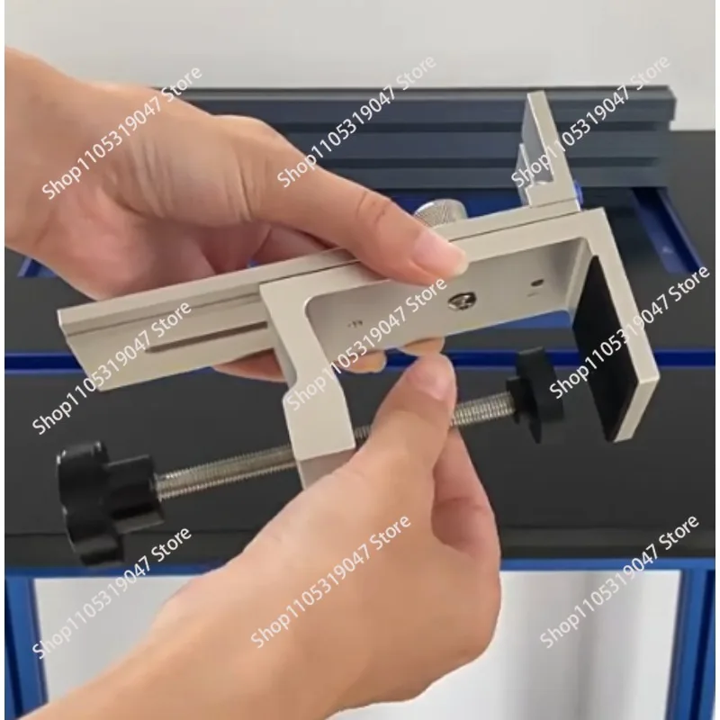 Universal Adjustable Lifting Workbench Clamp Woodworking Track Auxiliary Fixing Bracket