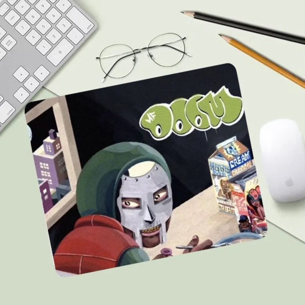 MF DOOM Rapper Mousepad Computer Desk Mat Table Keyboard Pad Laptop Cushion Non-slip Deskpad