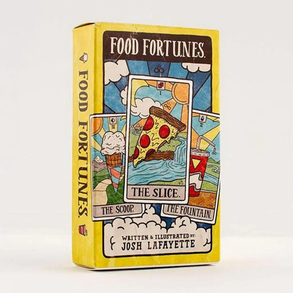 

10.3*6cm Food Fortunes Card Deck 78 Pcs Cards (Gifts for Foodies, Food Lover Gifts, Funny Tarot Cards, Funny Deck of Cards)