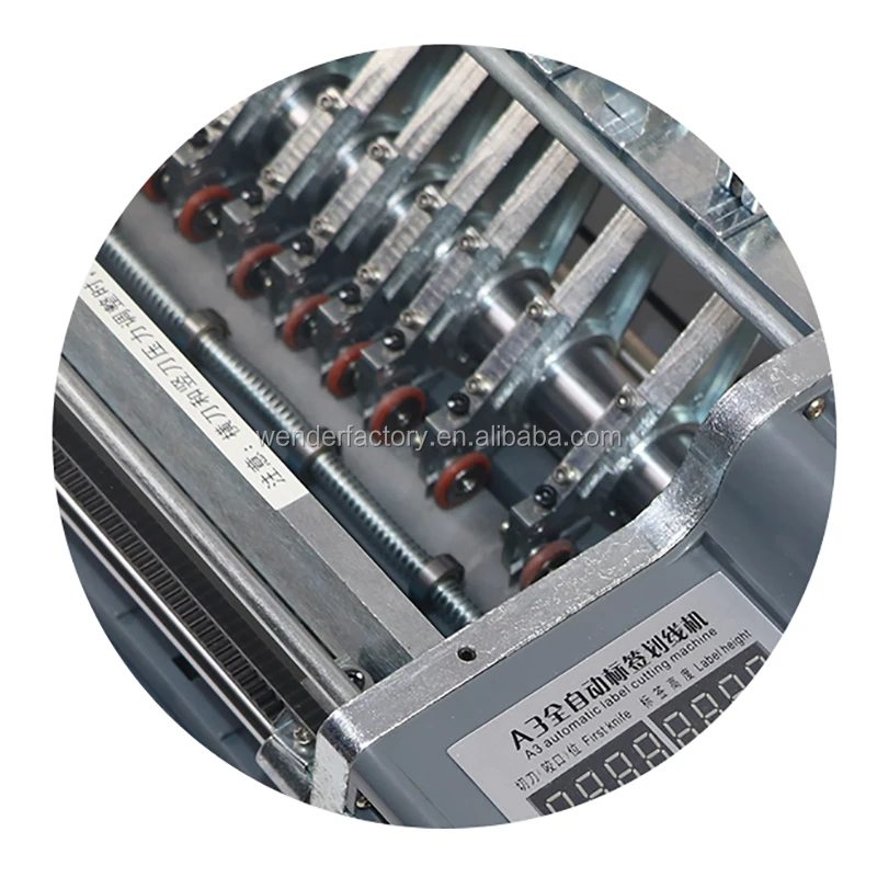 WD-6H320C  Automatic A3 Size Adhesive Sticker Paper Slitting Machine