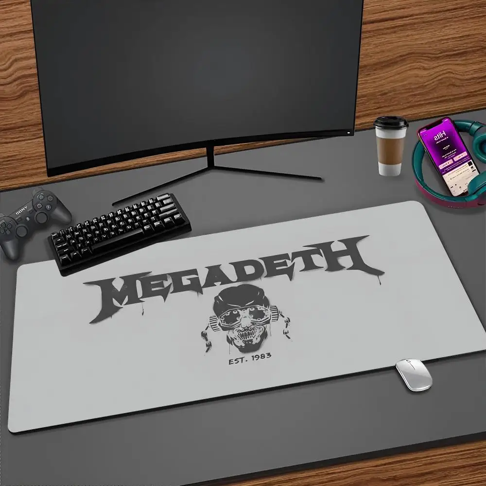Music Band M-Megadeth Mouse Pad Cartoon Lockedge Large Gaming Pad Computer Gamer Keyboard Mat Desk Mousepad PC Desk Pad