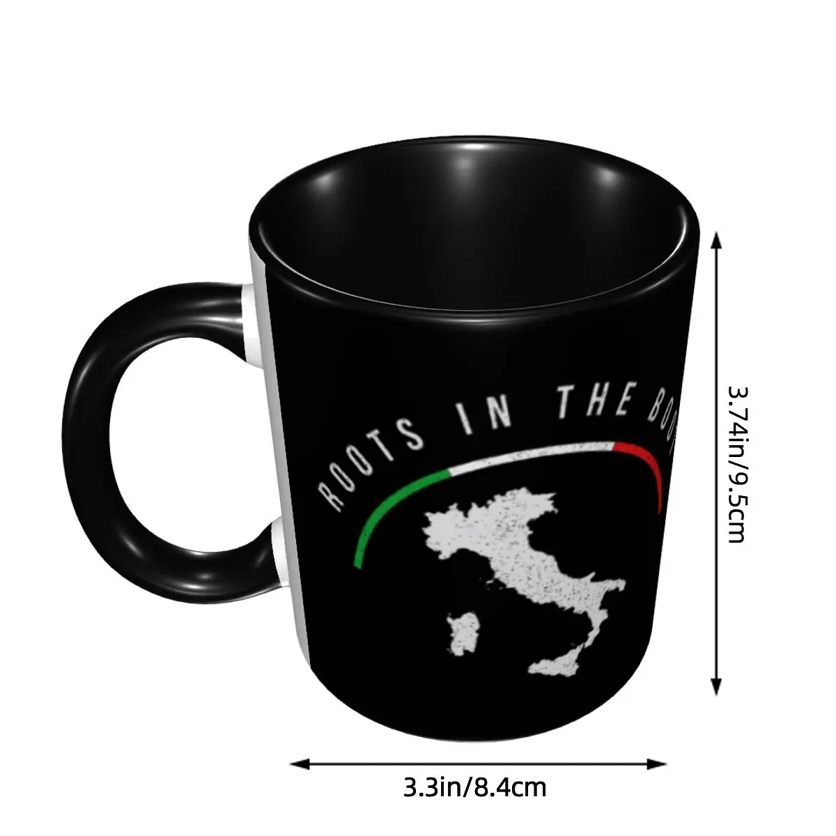 Italy Flag Italian Map Funny Pun Italia Coffee Mugs DIY Personalized Ceramic Milk Tea Mug Cup