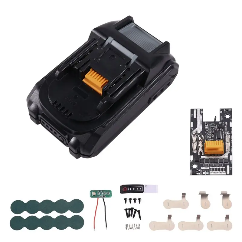 ABUO For Li- Battery Case 5S 5x21700 Charging Protection Circuit Board with Balancing for 21V Power Tools Kit