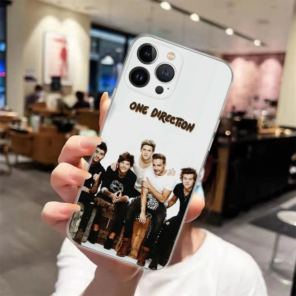 One D-Direction Phone Case For iPhone 15 14 13 12 11 Pro Xs Max Mini XR X 7 8 6s Plus Transparency Funda