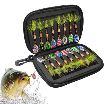 낚시 스피너 미끼 송어 월리 미끼, 16X 스피너 베이트, 낚시 미끼 지그 스윔베이트, 배스 송어 연어 월리 