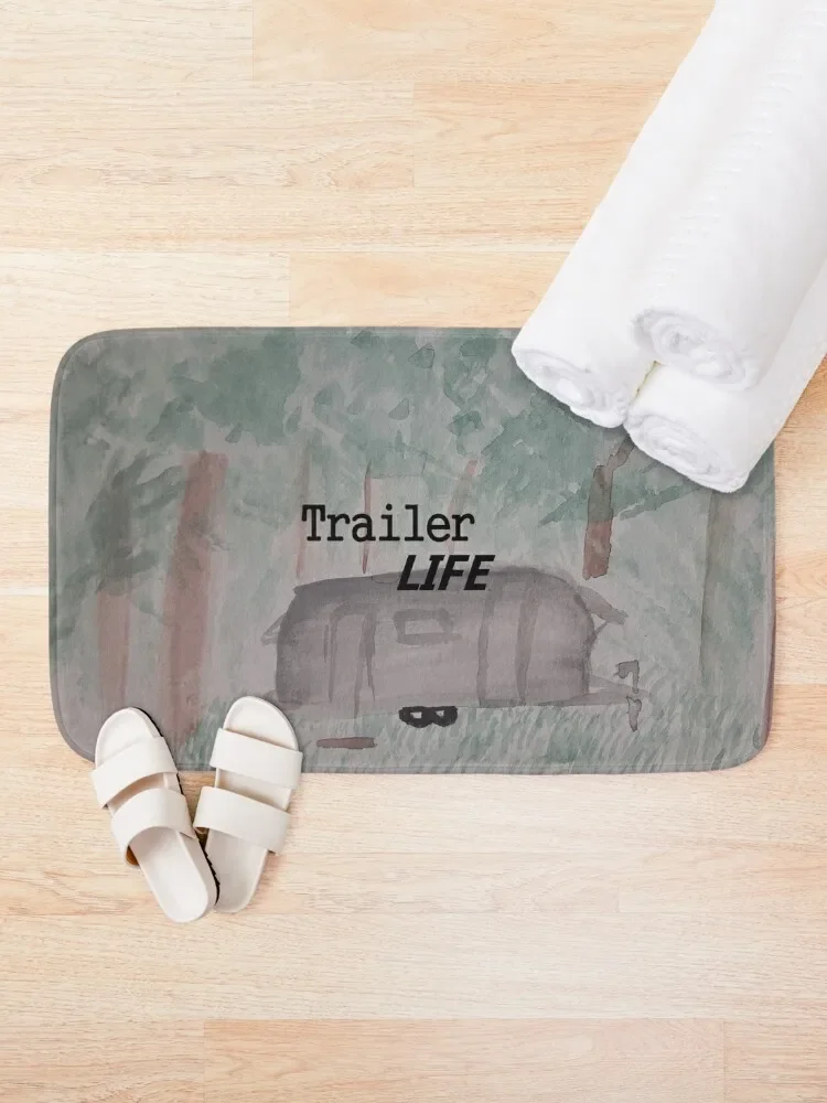 Trailer Life Bath Mat Toilet Carpet Accessories For Shower And Services Mat