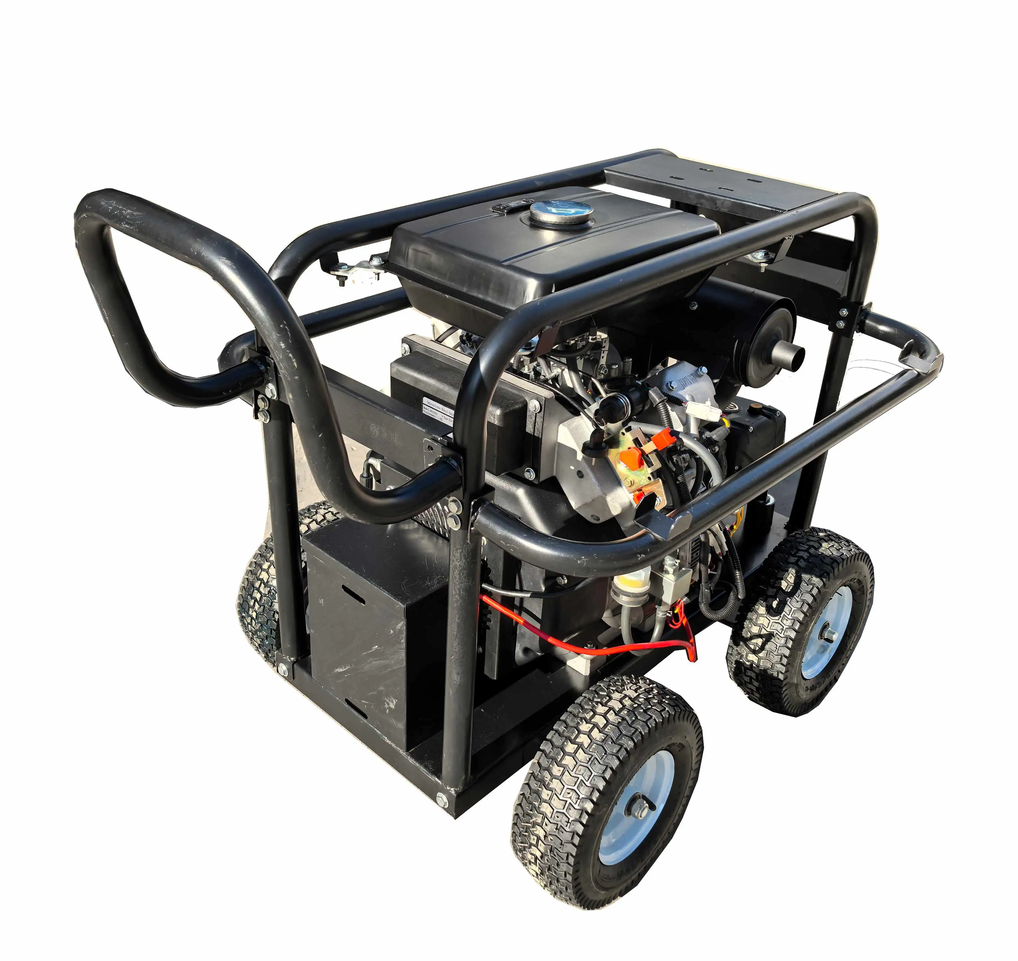 7200PSI 500bar 37HP  Engine Water Jet Cleaning Machine AR Pump 22LPM Industrial Rust Removal Equipment New Condition