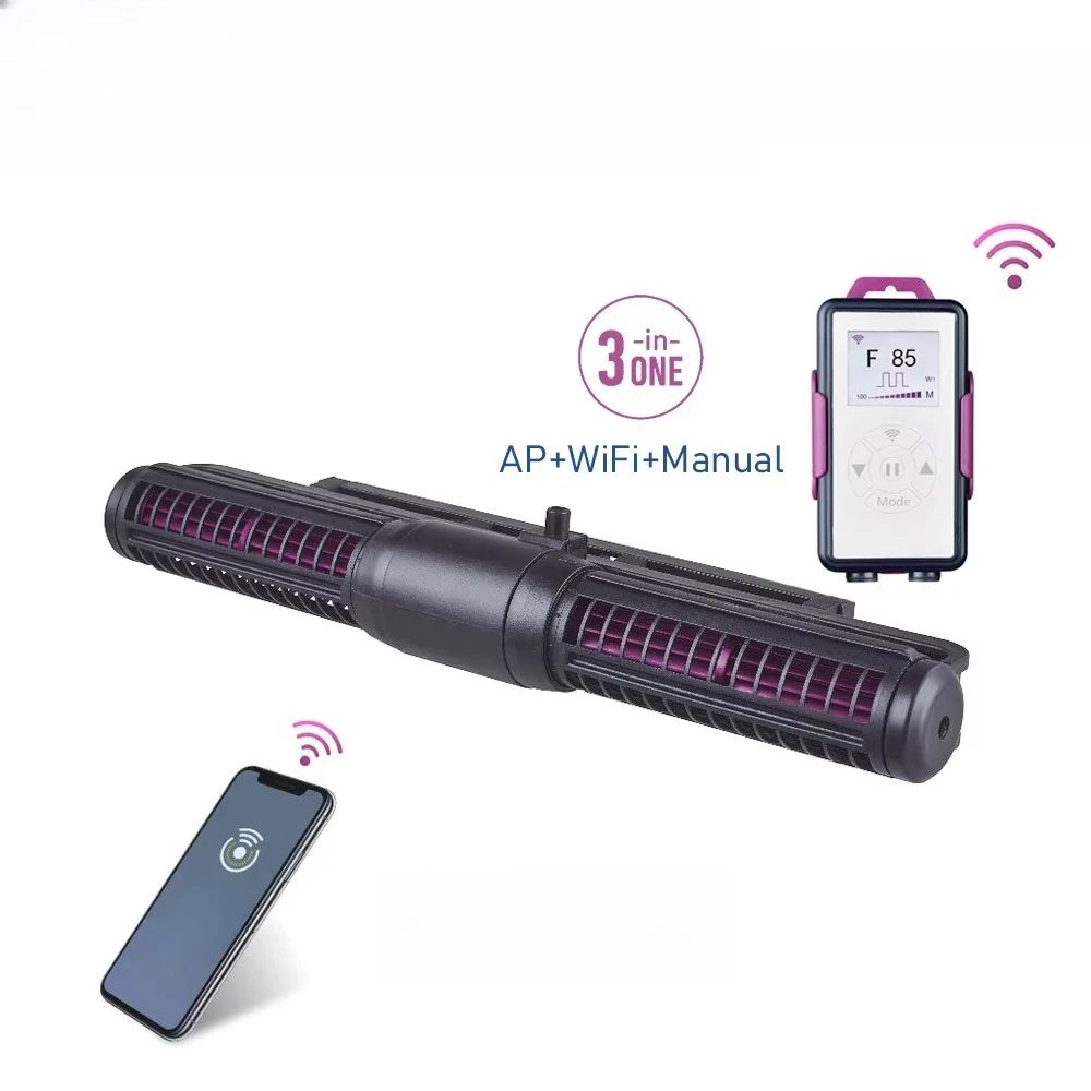 Intelligent cross-flow wave pump, LCD dual control, seawater tank simulates natural tide coral current making artifact