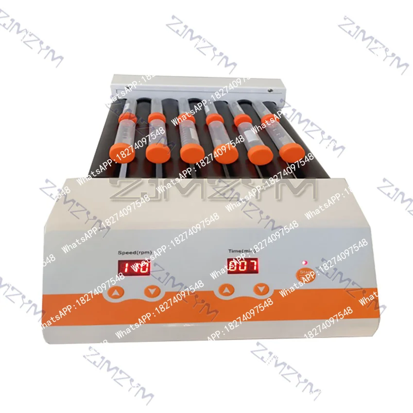5/7 Rollers Blood Mixer Horizontal Rotator Blood Mixer Tube Roller Rolling Blood Collection Tube Mixer with Timing Speed 110rpm