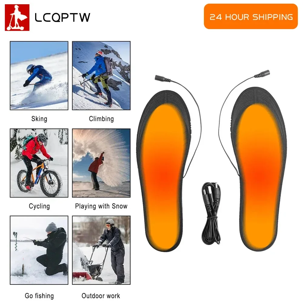 Winter Outdoor Sport Heizung einlegesohlen USB Aufladbare Beheizte Einlegesohlen Füße Elektrische Fuß Erwärmung Pad Wärmer Socke Matte