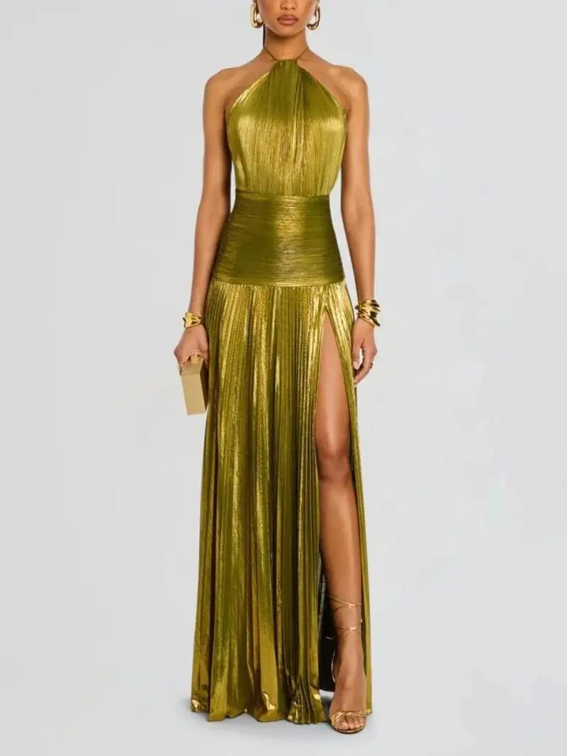 Vestido de cóctel de fiesta con corsé Sexy para mujer, vestido largo de celebridad con pliegues y hombros descubiertos, vestido de graduación para mujer, vestidos lujosos