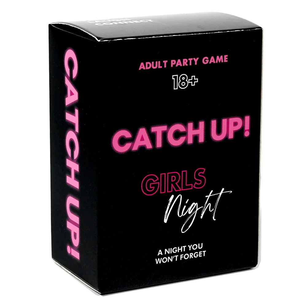 Catch Up! Girls Night 18+ Party Game - Spicy Thought Provoking Conversation Cards for Fun Girls Nights, Adult Birthday Parties