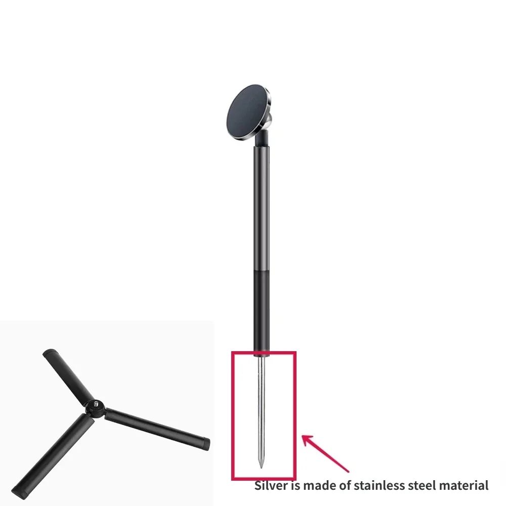 Imagem -02 - Ground Gpod Golf Mag-safe Suporte do Telefone Tripé de Montagem Magnética Extensível Selfie Stick Suporte Plug para Câmera do Smartphone go Pro dv