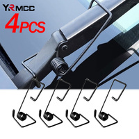 Windshield Wiper Booster Spring 4PCS Universal Wiper Fastener Reduce Noise Vibration Aniti Sratch Wiper Tool for Car Accessories