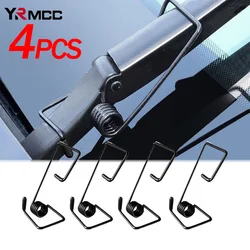 Windshield Wiper Booster Spring 4PCS Universal Wiper Fastener Reduce Noise Vibration Aniti Sratch Wiper Tool for Car Accessories