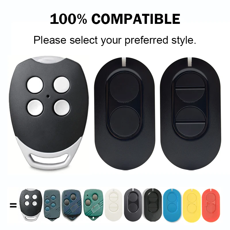 Télécommande DITEC 433,92 MHz à code tournant compatible avec DITEC Entrematic ZEN2 ZEN4 ZEN2W ZEN4W GOL4 BIXLG4 BIXLP2 BIXLS2