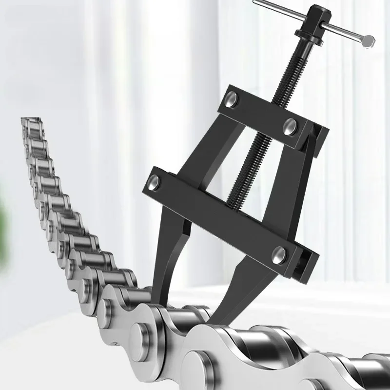 lyr-自転車オートバイチェーンツールキットローラーブレーカーカッタータイトナー修理テンションホルダー