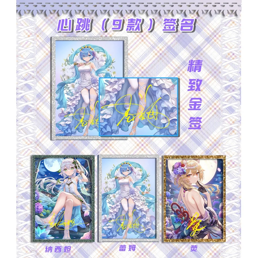 Wholesale Anime Goddess Story Card For Children Albedo KINOMOTO SAKURA Charm Tempts Girls Limited Game Collection Card Kids Toys