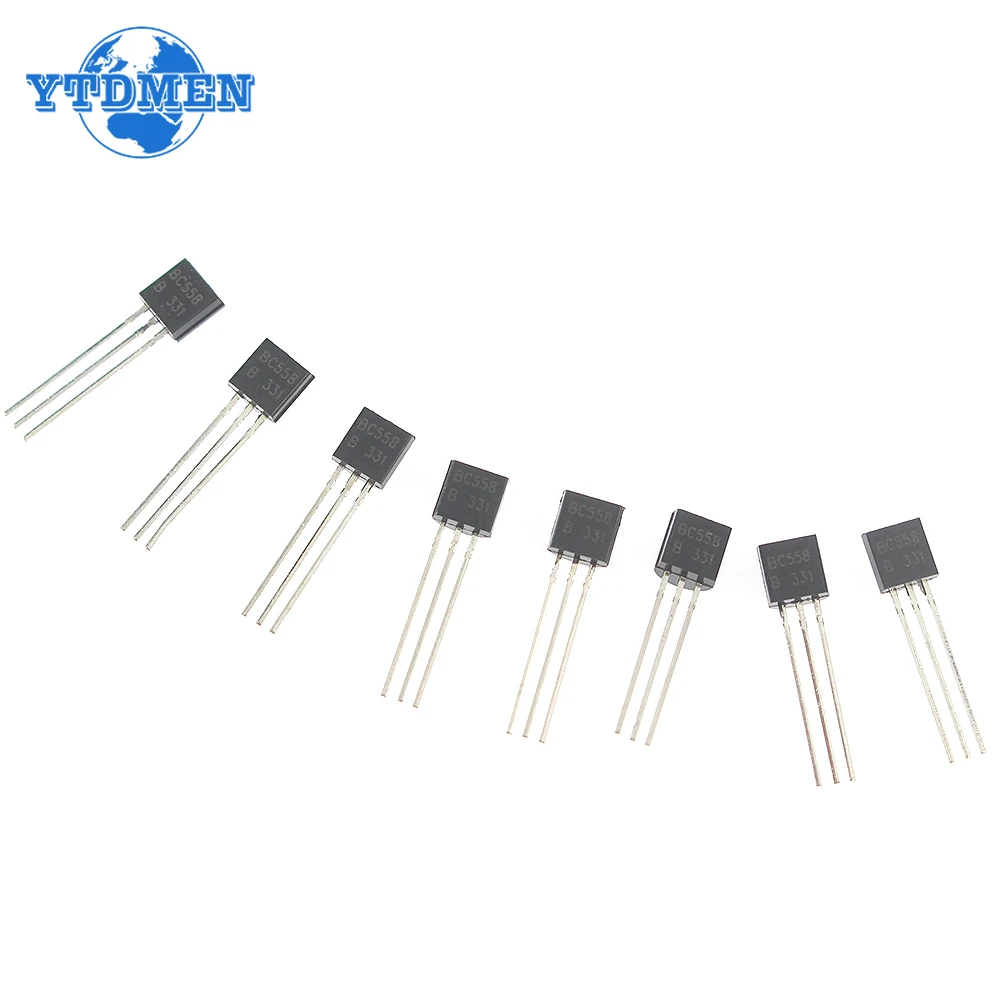 200pcs/box Transistor Kit NPN PNP BC327 BC337 BC517 BC547 BC548 BC549 BC550 BC556 BC557 BC558 TO-92 Power Transistors