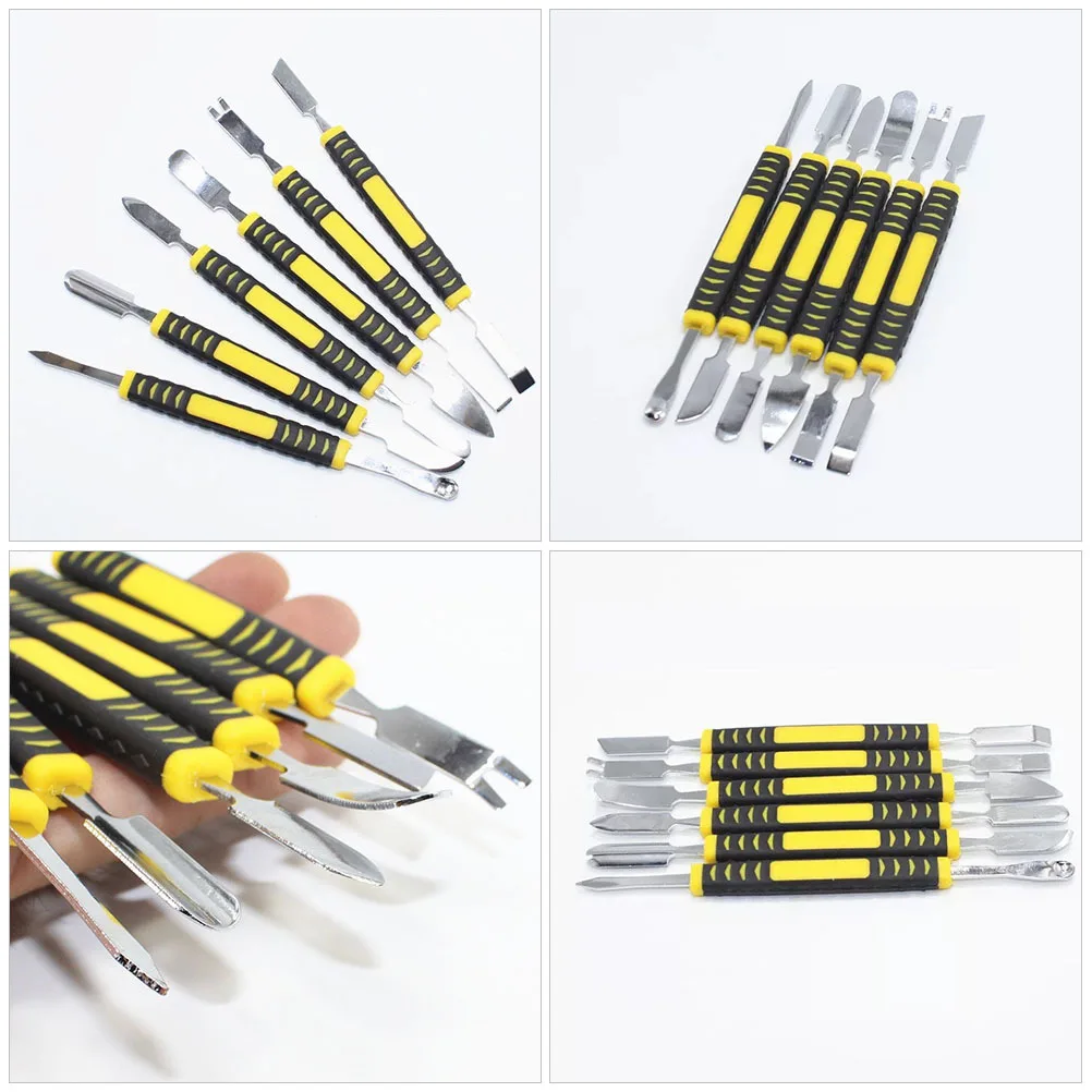 

1Set Cell Phone Opening Tool Premium Stainless Steel Prying Bar Phone Repair Disassemble Kit Mobile Tablet Repair Tool