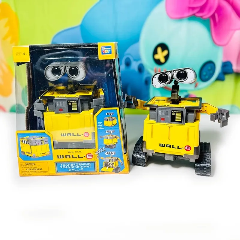 Disney American Pixar Wall-E Box Transformation Robot Toy Can Transform Into A Box Transformation Eva Pair Of Decorative Gifts